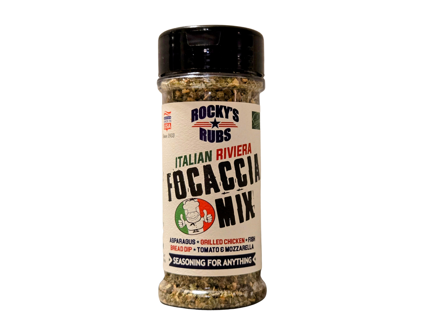 Italian Riviera Focaccia Seasoning